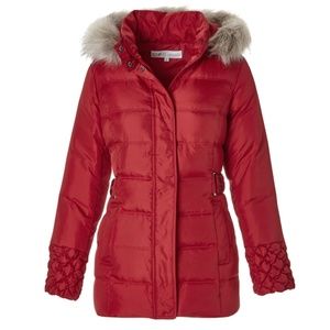 Red Down filled Winter Coat SP
